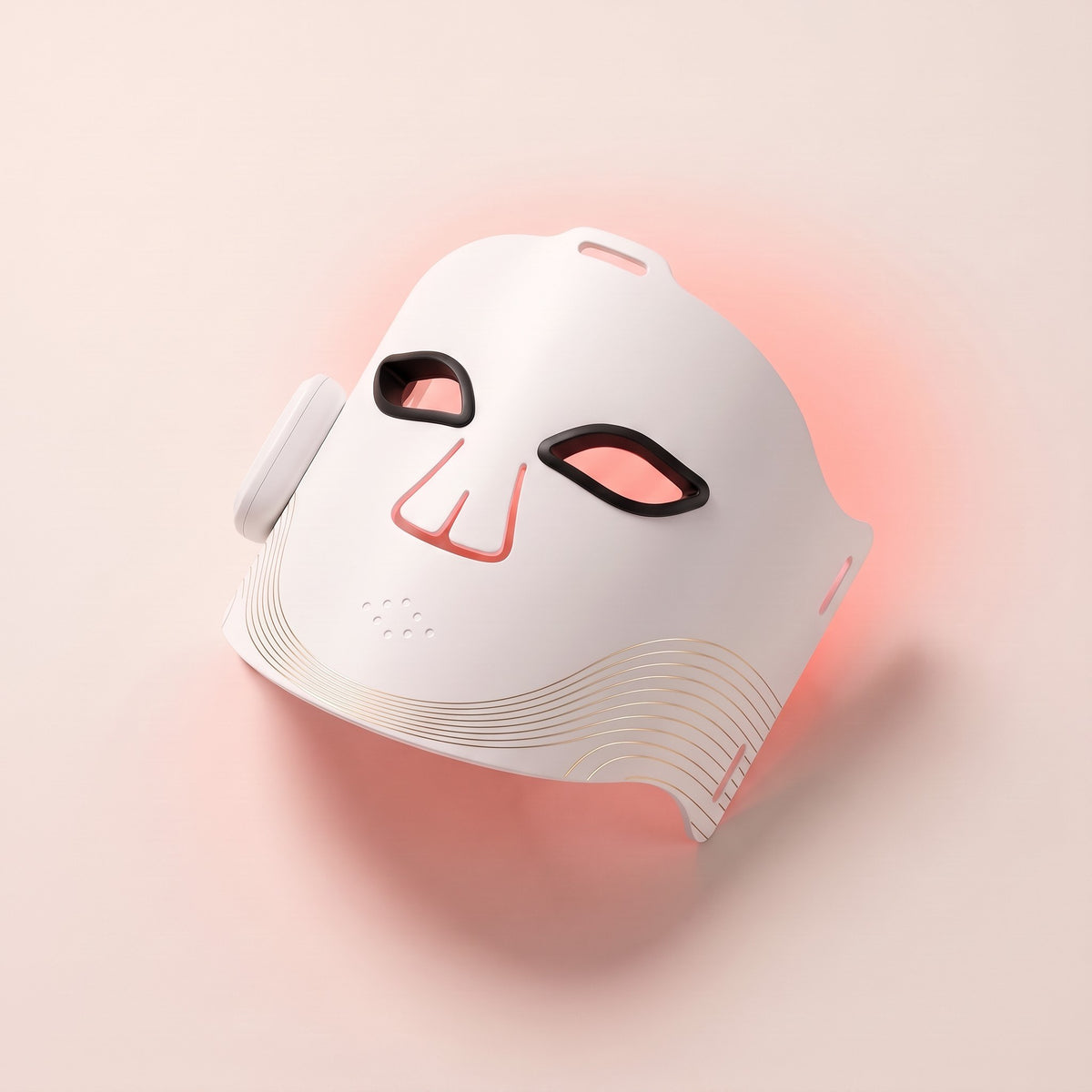 LUMÈRE Face in white, lit, angled view