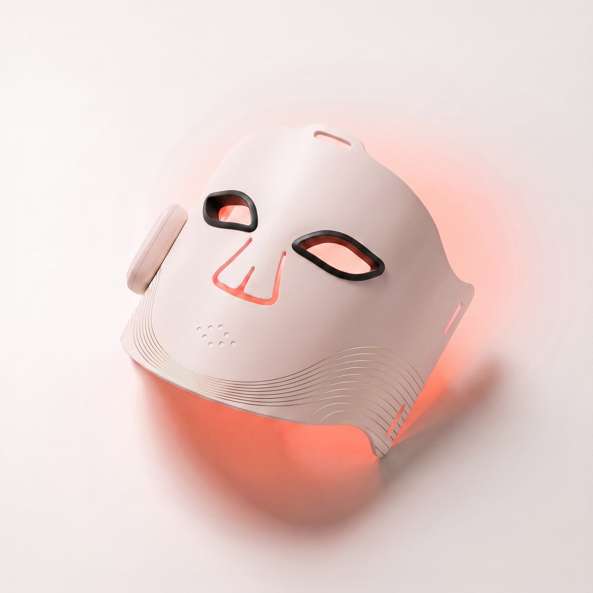 LUMÈRE Face in white, lit, side control pod